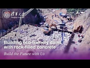 Building eco-friendly dams with rock-filled concrete