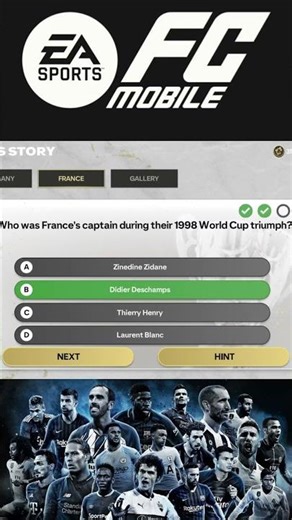 FRANCE Trivia Day 1 Answer | A NATION'S STORY | FC MOBILE #fcmobile #fifamobile #eafcmobile