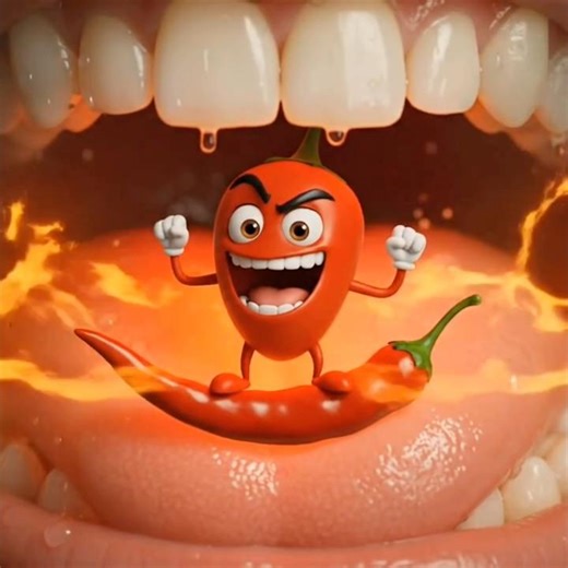 🌶 Chilli Villain Attack! Curd Saves the Day | Funny Food Comedy #aitamilcomedy #ai #foodie #laugh