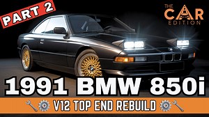 After months of waiting for nearly impossible-to-find parts, Gytis is finally putting the heart of this 1991 BMW 850i back together. In this episode, we begin reassembling the legendary 5-litre V12 — reinstalling the heads, timing components, and everything that makes the BMW M70 engine such an engineering masterpiece. But as with any classic car restoration, it’s never that simple… halfway through the rebuild we discovered the water pump and thermostat were beyond saving, setting us back yet ag