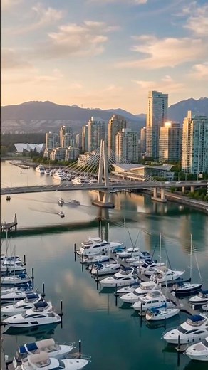 Vancouver From Above 🇨🇦 | Stunning Cinematic Drone View #aerialview