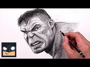 How To Draw The Hulk | Sketch Art Lesson (Step by Step) - Videos For Kids