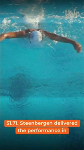 Dutch swimmer Steenbergen smashes the 100m freestyle world record #Shorts