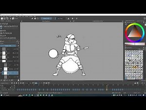 Krita Animation - Preparing Game Sprites for Programmer (even with unfinished animation)