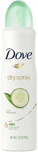Dove Dry Spray Antiperspirant Deodorant Cool Essentials 3.8 oz