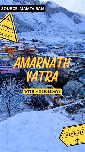 Amarnath Yatra 2026 update ✅✅ #travel #amarnath #adventure #shorts #shortsfeed