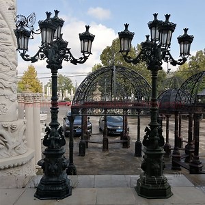 [Hot Item] Garden Street Decorative Lamps Lights Cast Iron Lamp Antique Cast Iron Light Poles
