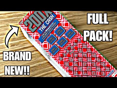 200X!!! MY BEST FULL PACK of these BRAND NEW lottery tickets! | ARPLATINUM scratch off tickets