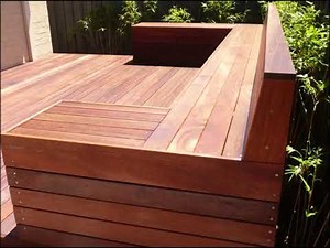 HOW TO BUILD A TIMBER DECK WITH A BENCH SEAT