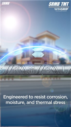 India’s weather may change, but your home’s strength shouldn’t. SRMB TMT Bars are built with advanced rib patterns and corrosion-resistant technology — ensuring durability against heat, humidity, and heavy rains. From foundation to finish, build a home that stands firm through every season with SRMB TMT Bars. . . . #BuiltOnStrength #SRMBTMT #CorrosionResistantSteel #TMTBarsIndia #StrongFoundationStrongFuture #DurableConstruction #HomeBuildingIndia #SteelForLife #ThermalResistantTMT #WingripTechn