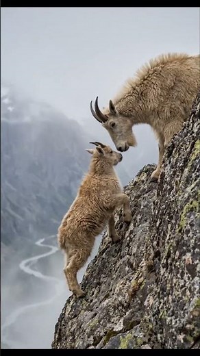 Why Mountain Goats Fearlessly Climb Vertical Cliffs