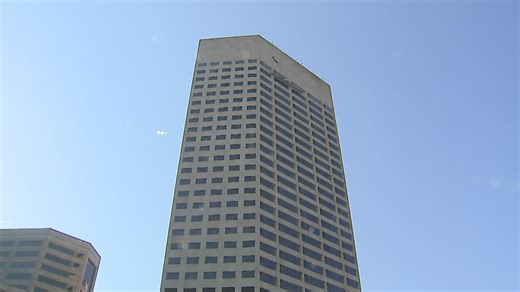 OneAmerica Tower's brand refresh includes new sign, lobby updates