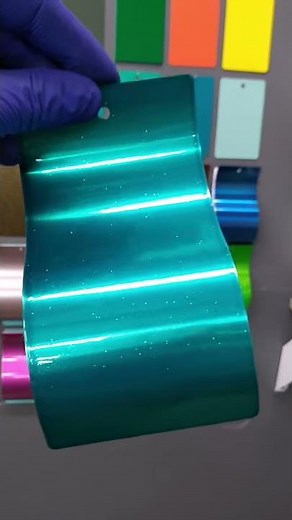 Candy Teal Metallic Powder Coating Paint
