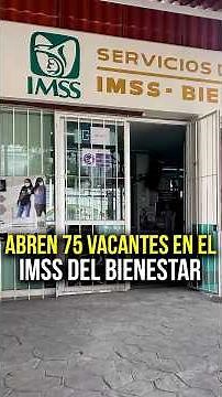 75 vacancies open at the Children's Hospital of Puebla… these are some of the positions 🏥