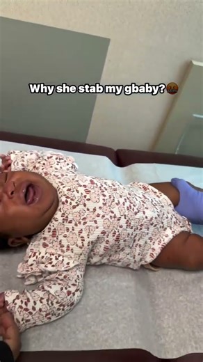 Nurse goes too deep giving baby shots. #babies #shorts #babycare