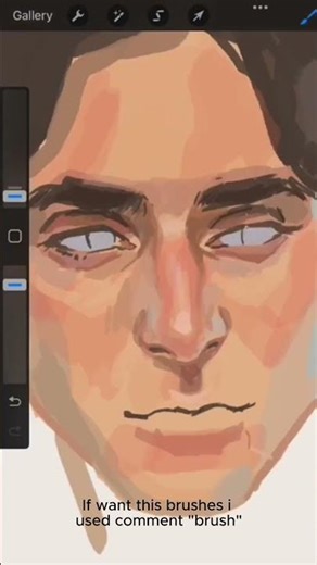 Painting Portrait with Procreate App #digitalartbrushes #procreatetutorial