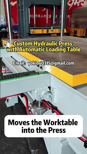 High Precision Four Column Hydraulic Press Machine | Automatic Sliding Table #hydraulicpress