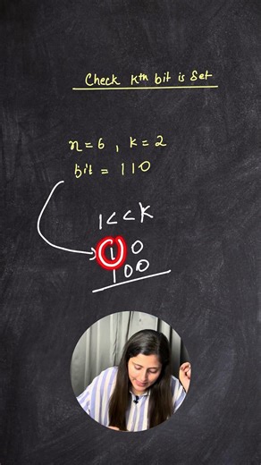 To check if the k-th bit of a number n is set (1) or not (0)