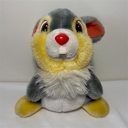 Vintage Disney Thumper Plush Toy – Bambi Rabbit – Disneyland / Walt Disney World (1980s–1990s) - Etsy