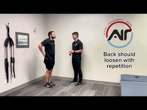 Standing Flexion to Extension: Improve Back Mobility and Tolerance for Bending