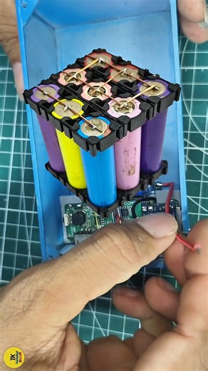 🔋 DIY Power Bank Module + TP4056 + 3.7V Battery Full Connection | Step by Step
