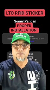 LTO RFID STICKER PROPER INSTALLATION #reelsvideoシ #reelsfbシ #fbreelsfypシ゚ #fbreelsviral #reelsfypシ #ShihfaPhilippines #highlight #everyone #ElPresidente #LamangAngMayAlam | Mario Montalban