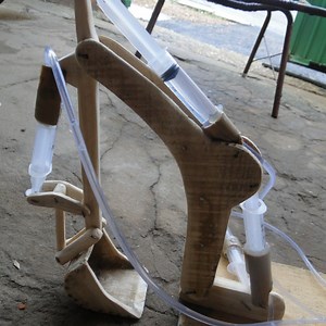 Wesley Souza's Syringe-Based Hydraulic Excavator Model - Core77