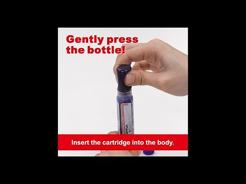 EASYFLO: Refillable Whiteboard Marker - How to refill the ink | Pentel