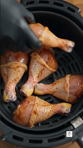 Chicken drumstick Air fryer preparing #chicken #airfryer #chickenrecipe #cooking