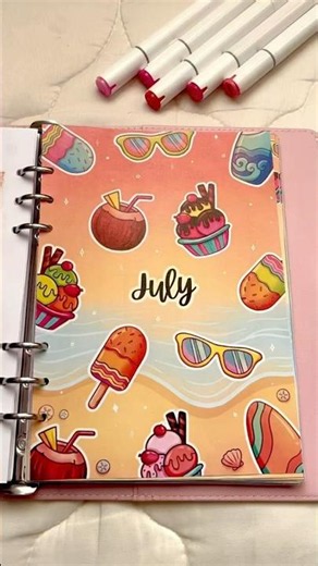 Check out my July Journal ☀️ #bujo #bulletjournal #journal #bulletjournaling #journalwithme