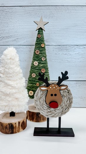 70K views · 209 reactions | Our motto is simple… Make easy & adorable DIY kits that anyone can make! We had so much fun making these for you! They are kid friendly and so simple to make! But they are only available for a limited time. Comment below with the word DEER and we will send you the link! #diykits #reindeer #kidcrafts #holidaycrafting #diyprojects #christmasdecor #christmastree #happychristmas #deer #yarncrafts #yarndiy #lasercutwood #wooddiy | The Little Green Bean | Facebook