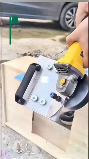 Check out 45 Degree Tile Chamfering Tool -Angle Grinder Stand for Tile 45° Chamfer Cutting,Grinder Tool #tileinstallation #reelschallenge #construction #contractor #tooltips #tools #tilework #tiledesign #diyprojects | Construction Worker