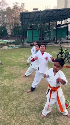 KARATE KIDS TRANING | The Abhi Karate Academy #kids #taekwondo #karatefighting #karate