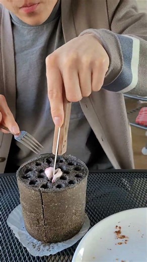 강릉 연탄빵 먹자