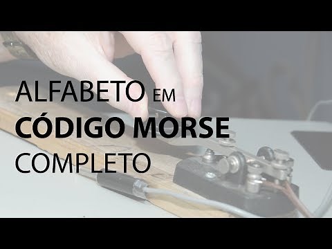 Código Morse - Tabela com Alfabeto Completo para decorar