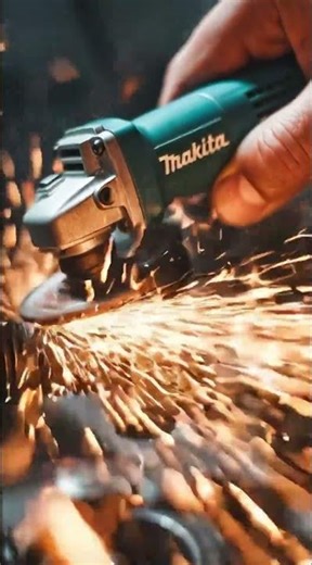 Tiny Grinder vs Giant Bolt 🔩 Sparks Everywhere! #shorts