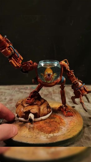 Magikarp Battlesuit Built with Resin & Clay