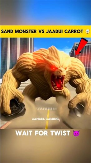 Sand Monster 👿 Vs Jaadui Carrot 🤯|| Indian Bikes Driving 3d|| #shorts #challenge #gaming