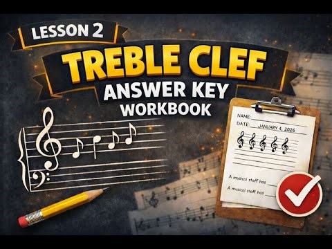 Answer Key|Treble Clef Workbook