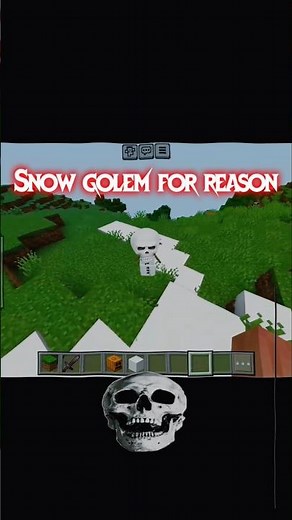 How to spawn snow golem☃️☃️😈in minecraft | snow golem kaise spawn Kare #gaming #minecraft
