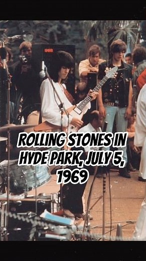 Have mercy, have mercy, baby!(Rolling Stones in Hyde Park, July 5, 1969) #fec #rollingstones