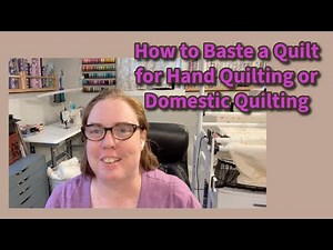 How I Baste My Quilts (Pin Basting & Spray Baste) — Pre-Internet Method!