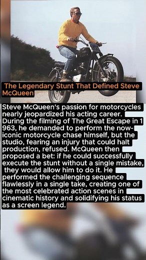 The Legendary Stunt That Defined Steve McQueen