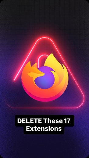 David Bombal on Instagram: "DELETE These 17 Extensions Warning: 17 Firefox extensions and malicious Chrome apps found hiding spyware using steganography. Discover how hackers use image logos to plant backdoors and why you must stop installing random browser extensions immediately. #firefox #browserextensions #chrome"
