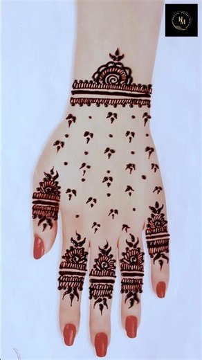 Beautiful easy back hand mehndi design|simple mehndi design|mehndi ka design| mehndi design|genna