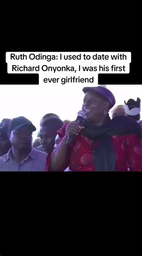 Ruth Odinga left mourners in laughter after revealing that she once dated Senator Richard Onyonka during their school days, when she was a student at Asumbi Girls while Onyonka studied at Kisii School. Her lighthearted remarks briefly lifted the mood at the gathering, drawing cheers and laughter from mourners as leaders and guests continued paying tribute. #kisiitiktokres #matiangi #gusii #kisiitiktokers❤ #gusii @Denomax
