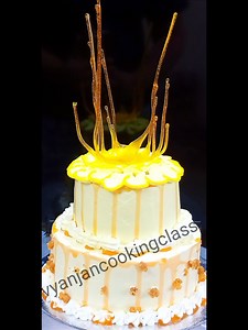 108K views · 831 reactions | Learn how to make sugar sail topper | 2 tier butterscotch cake | vyanjancookingclass #cake #cakes #butterscotch #butterscotchcake #2tiercake #twotiercake #vyanjancooking | Vyanjan Cooking Classes | Facebook