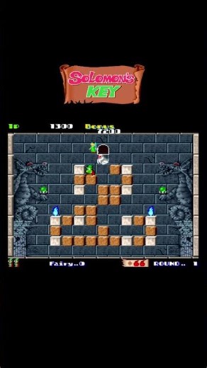 Solomon's KEY 01 – Classic Arcade Gameplay#shorts