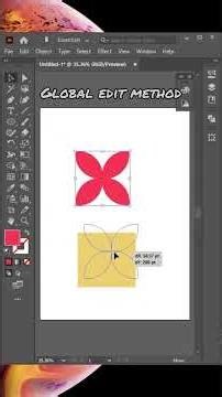 ✨ How to Use Start Global Edit in Illustrator (Game-Changer!) #viral #shorts #trendingshorts #art