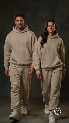 Custom Luxury Sweatsuits 🧶 Heavyweight Cotton Matching Sets #shorts